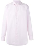 Brioni - Dress Shirt - Men - Cotton - 43, Pink/purple, Cotton