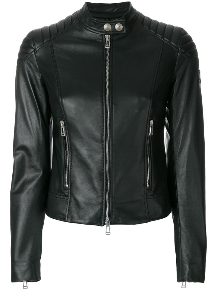 Belstaff Quilted Motor Jacket - Black