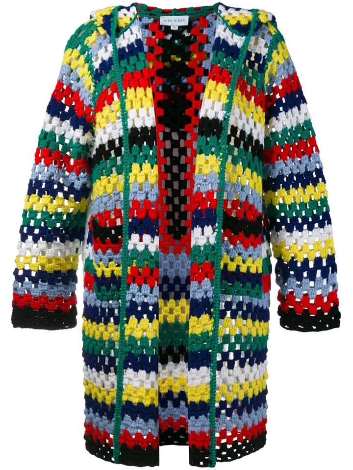 Mira Mikati Blanket Knit Cardigan, Women's, Size: 38, Merino