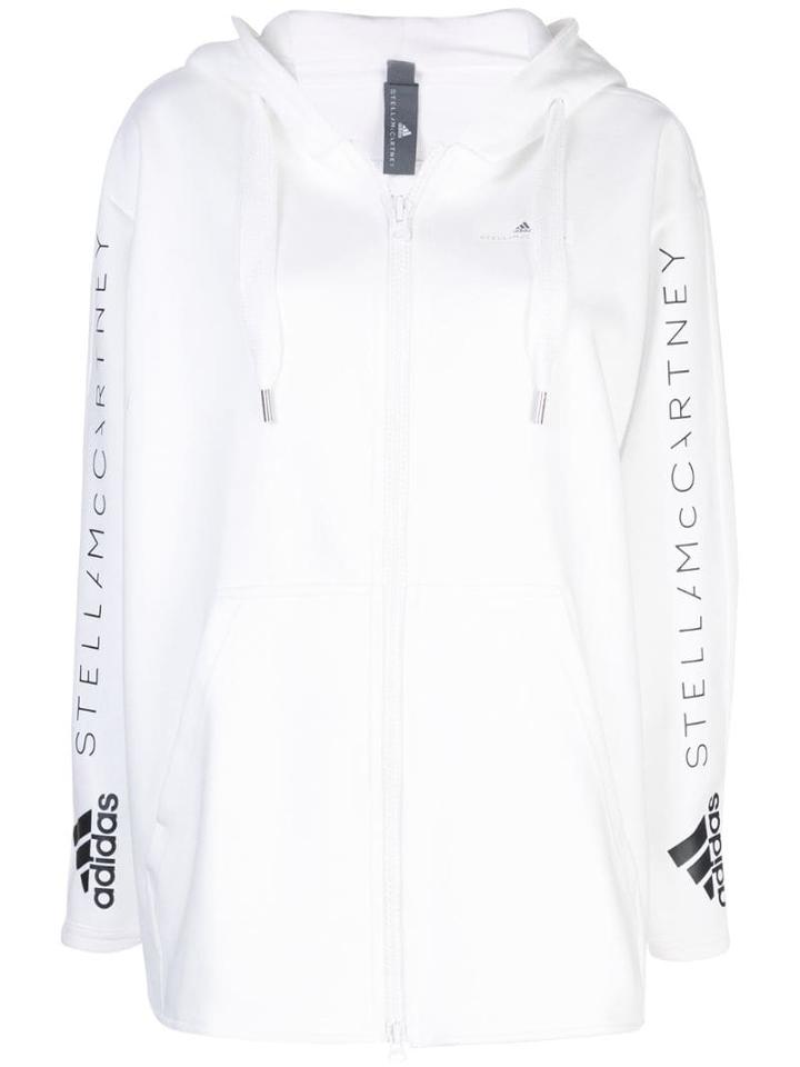 Adidas By Stella Mccartney Logo Print Track Jacket - White