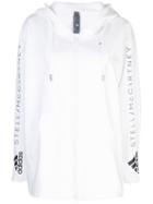 Adidas By Stella Mccartney Logo Print Track Jacket - White