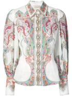 Zimmermann Lennon Paisley Shirt - White