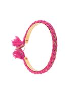 Aurelie Bidermann Braided Cuff Braclet - Pink