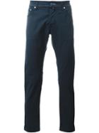 Jacob Cohen Slim-fit Trousers, Men's, Size: 42, Blue, Cotton/spandex/elastane