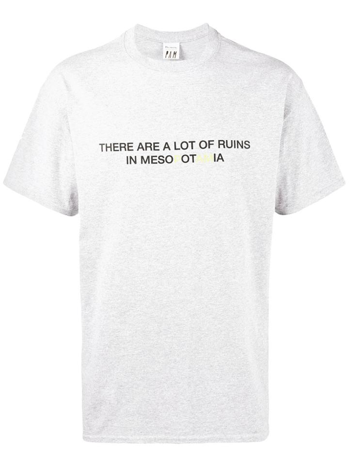 Just A T-shirt X Misha Hollenbach Mesopotamia T-shirt - Grey