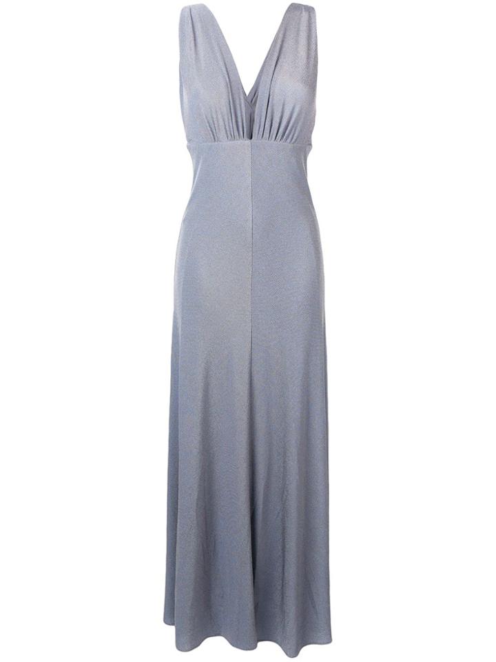 Maria Lucia Hohan Long Sleeveless Dress - Purple