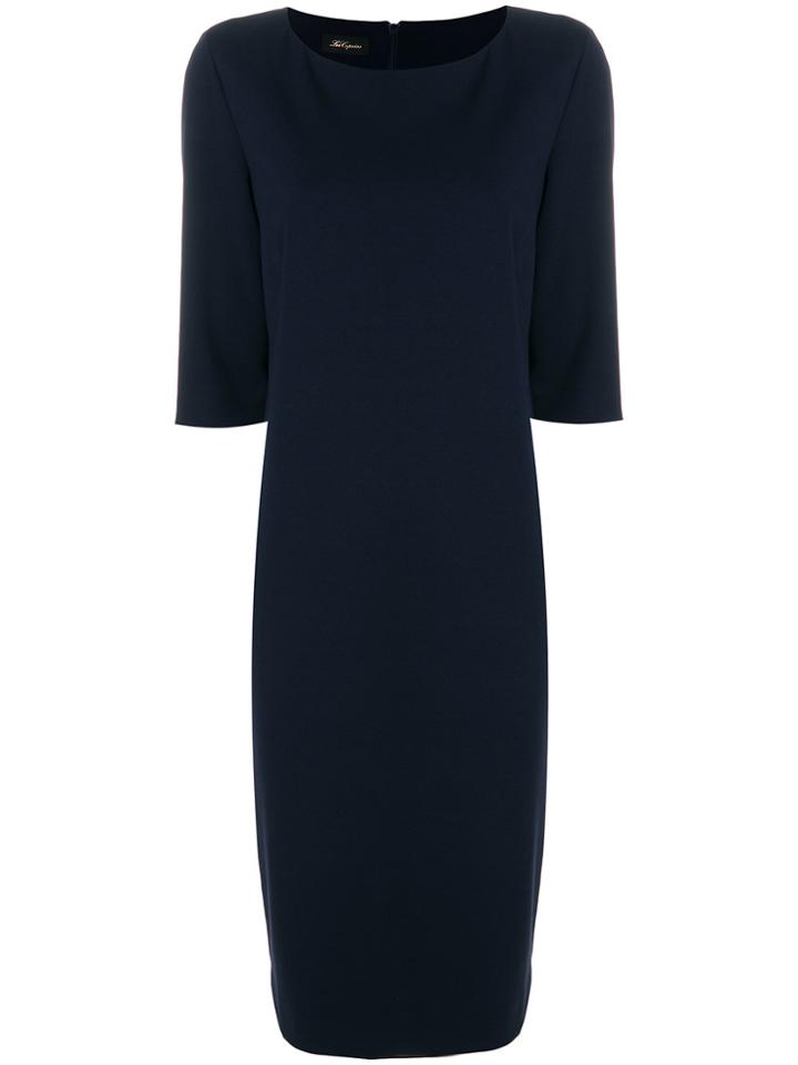 Les Copains Tailored Midi Dress - Blue