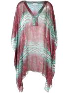 Brigitte Printed Beach Dress, Women's, Size: P, Silk
