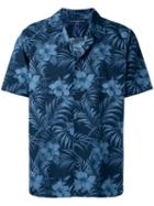 Natural Selection - Agra Tropic Shirt - Men - Ramie/cotton - Xs, Blue, Ramie/cotton