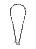 Goti Multiple Chains Necklace - Silver