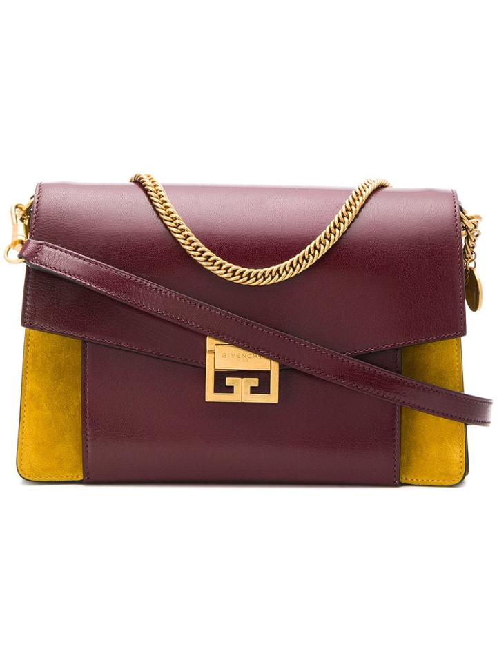 Givenchy Square Shaped Tote Bag - Red