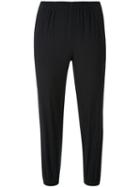 Scanlan Theodore Stretch Silk Cuffed Pants, Women's, Size: 10, Black, Silk