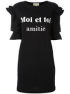 Steve J & Yoni P Moi Et Toi Dress, Women's, Size: Xs, Black, Cotton