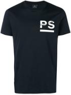 Ps Paul Smith Logo Print T-shirt - Blue
