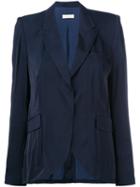 Wunderkind - Silky Lightweight Blazer - Women - Polyester - 36, Blue, Polyester