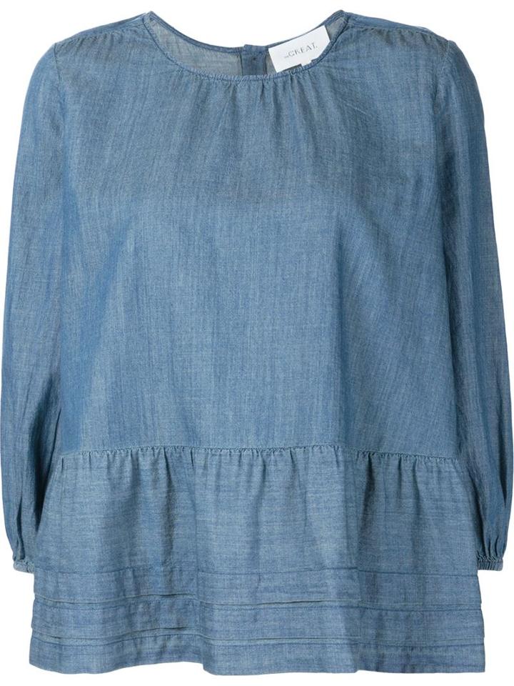 The Great Loose Peplum Blouse