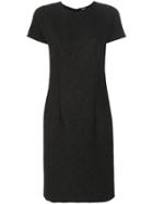 Aspesi Textured Fitted Dress - Black