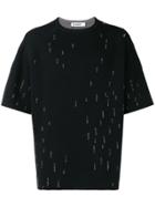 Jil Sander Distressed T-shirt - Black