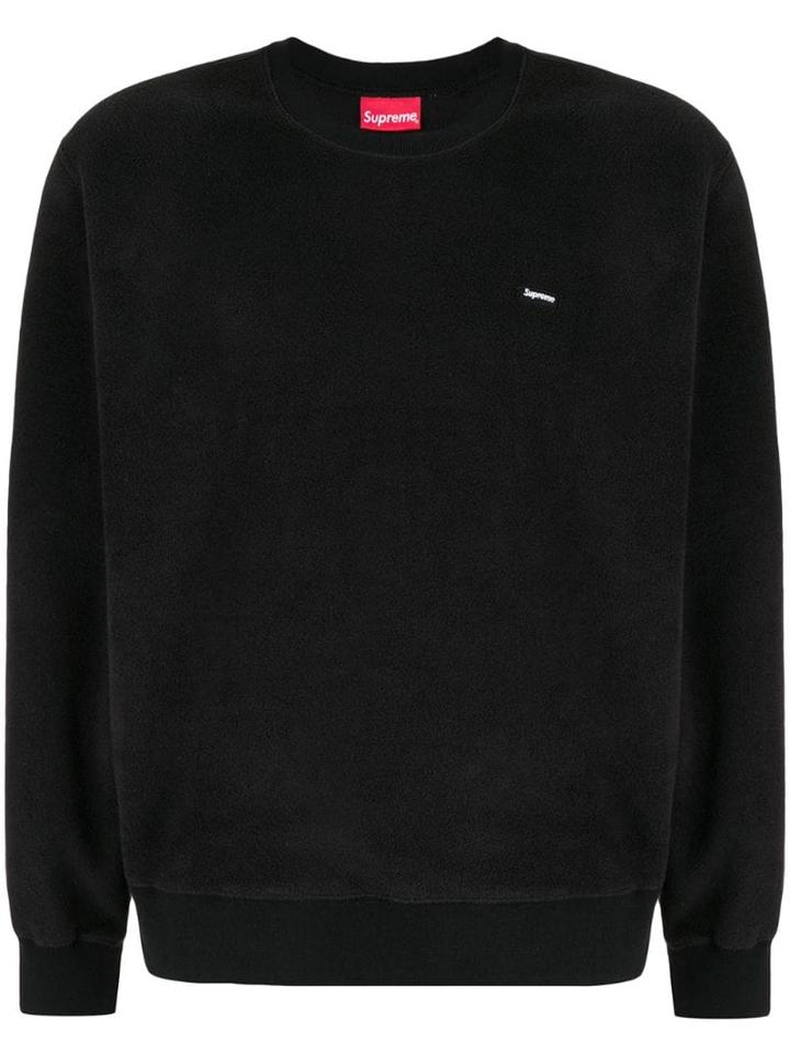Supreme Polartec Small Box Sweatshirt - Black