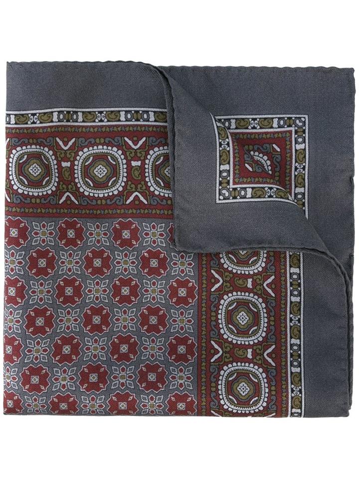 Dolce & Gabbana Tile Print Pocket Square, Men's, Silk