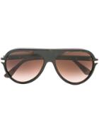 Versace 'military' Sunglasses, Men's, Brown, Acetate/metal