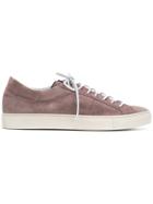 Low Brand Lace-up Sneakers - Pink & Purple
