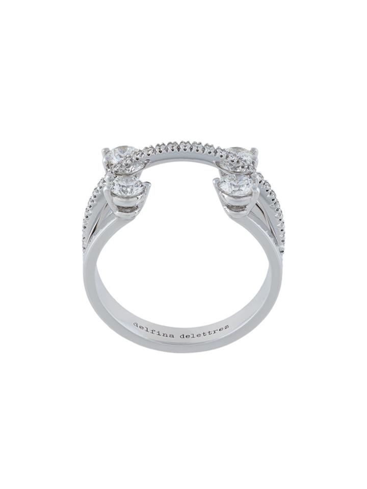 Delfina Delettrez 360 Linked Dots Ring - Metallic