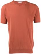 Boglioli Knitted Short Sleeve Top - Brown
