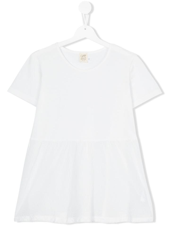 Caffe' D'orzo - Classic T-shirt - Kids - Cotton/viscose - 14 Yrs, Girl's, White