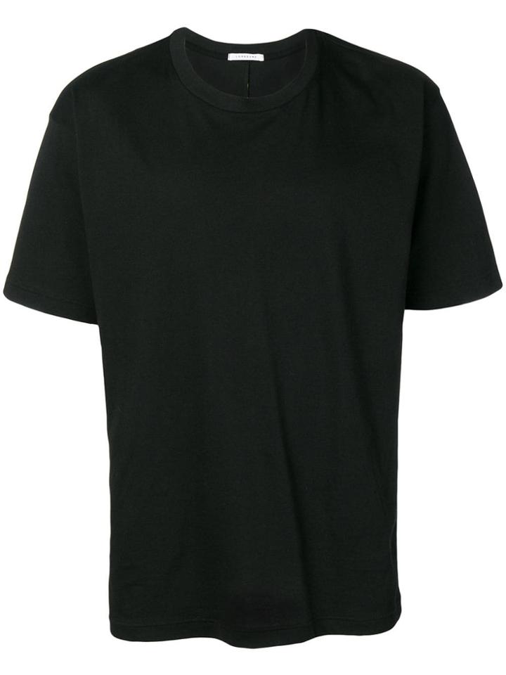 Low Brand Contrast Stripe T-shirt - Black
