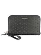 Jimmy Choo Carter Star Clutch, Men's, Black, Leather