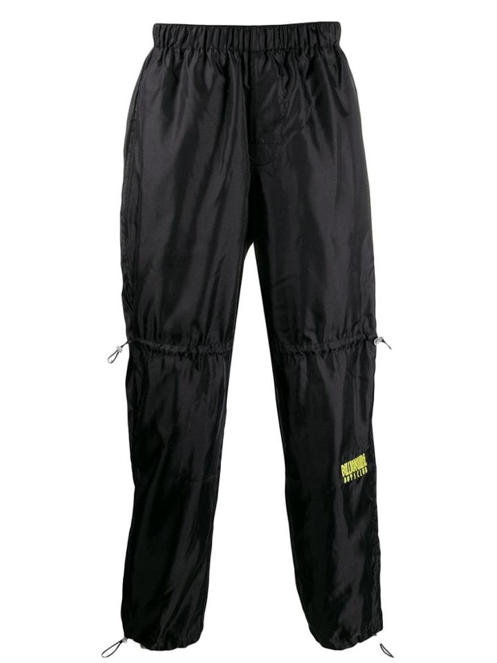 Billionaire Boys Club Embroidered Logo Drawstring Track Pants - Black