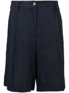 Barena High Waisted Shorts - Blue