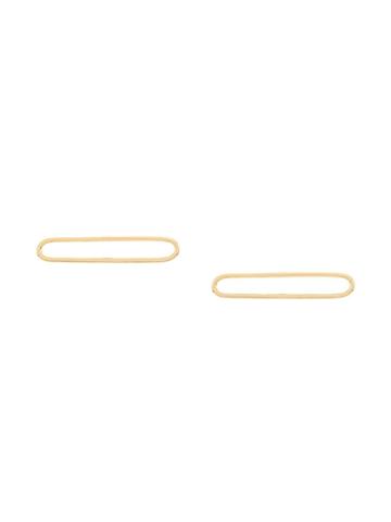 Sebastien Joffrey Monfort Elliptical Earrings - Gold