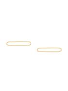 Sebastien Joffrey Monfort Elliptical Earrings - Gold