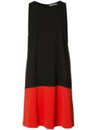 Alice+olivia Shift Sleeveless Dress, Women's, Size: Large, Black, Polyester/spandex/elastane