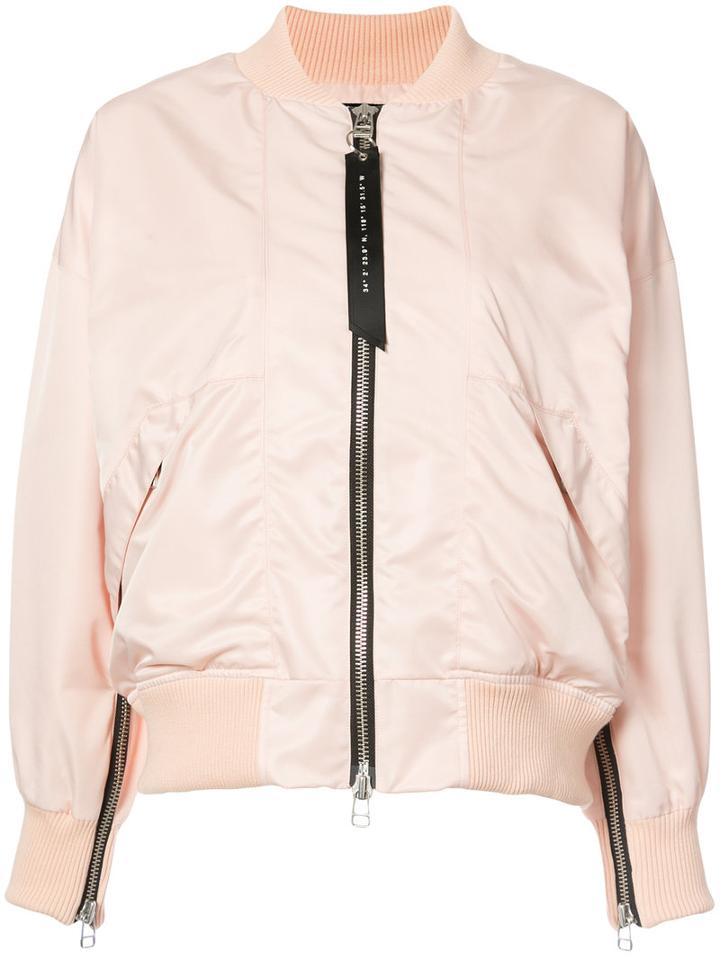 Classic Bomber Jacket - Women - Polyester - S, Pink/purple, Polyester, Daniel Patrick