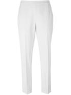 Maison Margiela Tailored Crepe Trousers, Women's, Size: 42, Grey, Spandex/elastane/viscose/virgin Wool