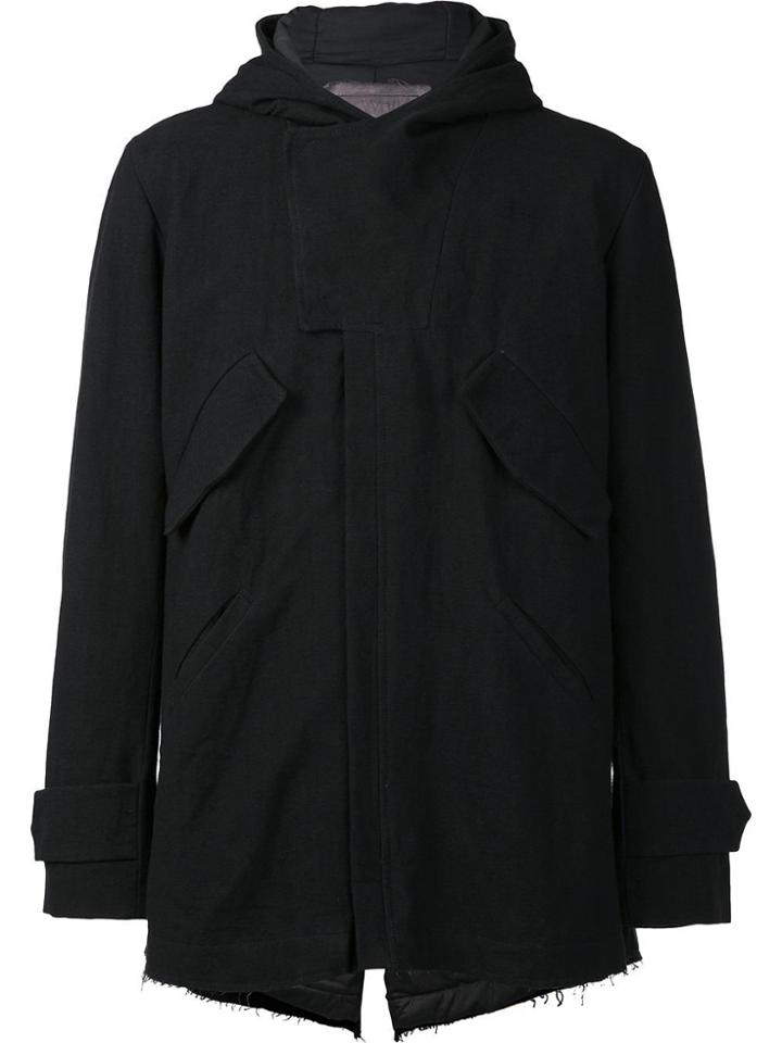 By Walid Hooded Zipped Jacket - Black