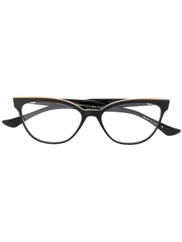 Dita Eyewear Lightweight Cat Eye Glasses - Black