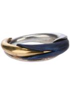 Uzerai Edits Titanium Ring, Women's, Size: 50.6, Metallic, Titanium/sterling Silver