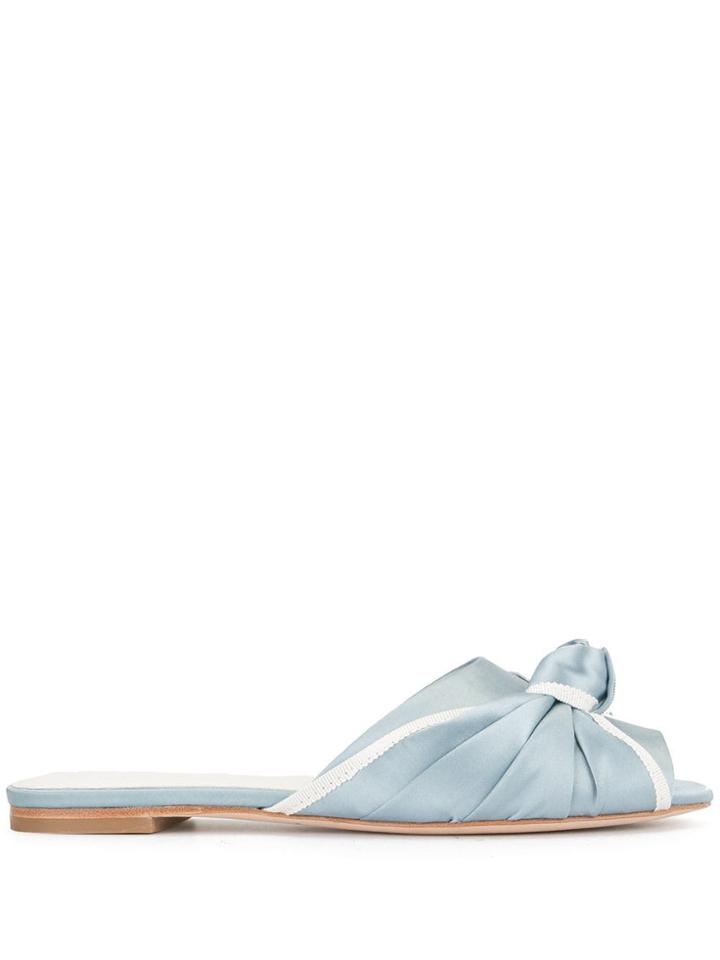 Mara & Mine Caro Mules - Blue