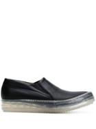 Rick Owens Clear Sole Sneakers - Black