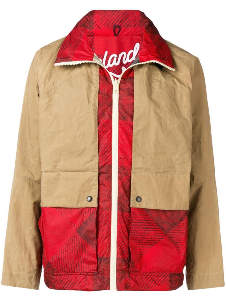 Woolrich Contrast Panels Jacket - Neutrals