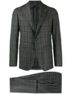 Tagliatore Check Suit - Grey