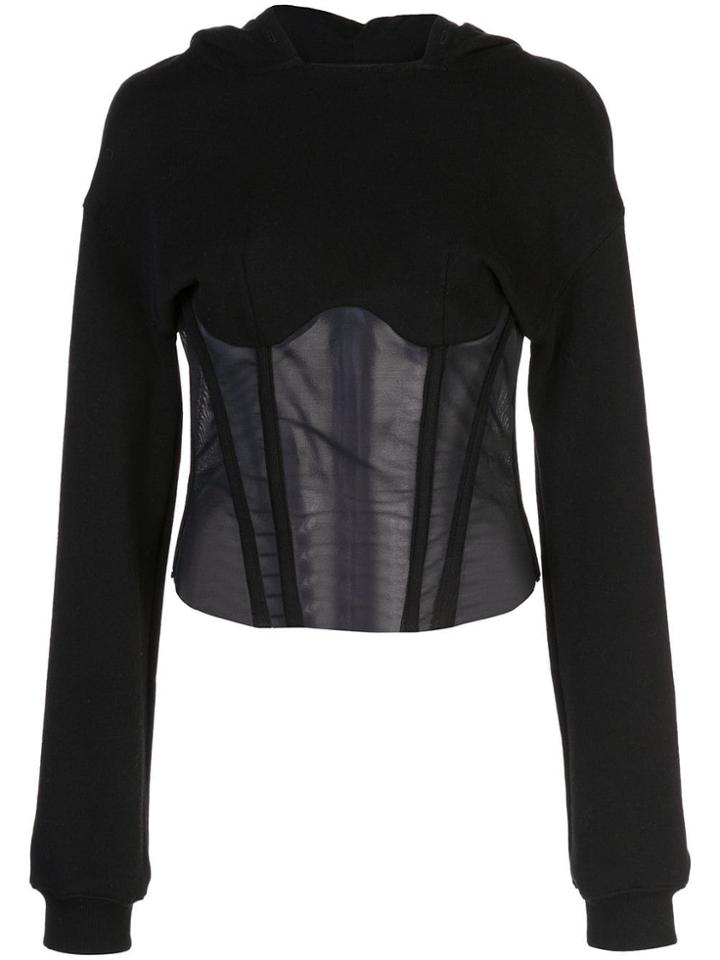 Rta Bodice Sweatshirt - Black