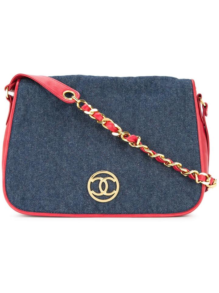 Chanel Pre-owned Quilted Shoulder Bag - Blue