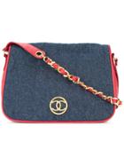 Chanel Pre-owned Quilted Shoulder Bag - Blue