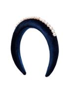 Wald Berlin Pearl Embellished Headband - Blue