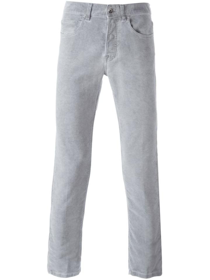Eleventy Slim-fit Jeans, Size: 33, Grey, Cotton/spandex/elastane
